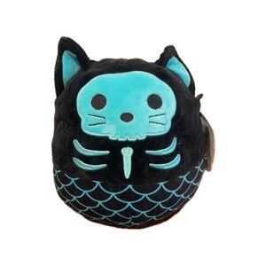 Sheikla 8” Black and Blue Cat Fish Halloween Squishmallow